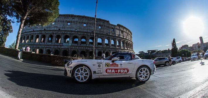 Absolute Saisonhöhepunkte für Motorsport-Fans: ADAC Formel 4 powered by Abarth im Rahmen der Formel 1 und drei Abarth 124 Spider bei der Rally di Roma Capitale