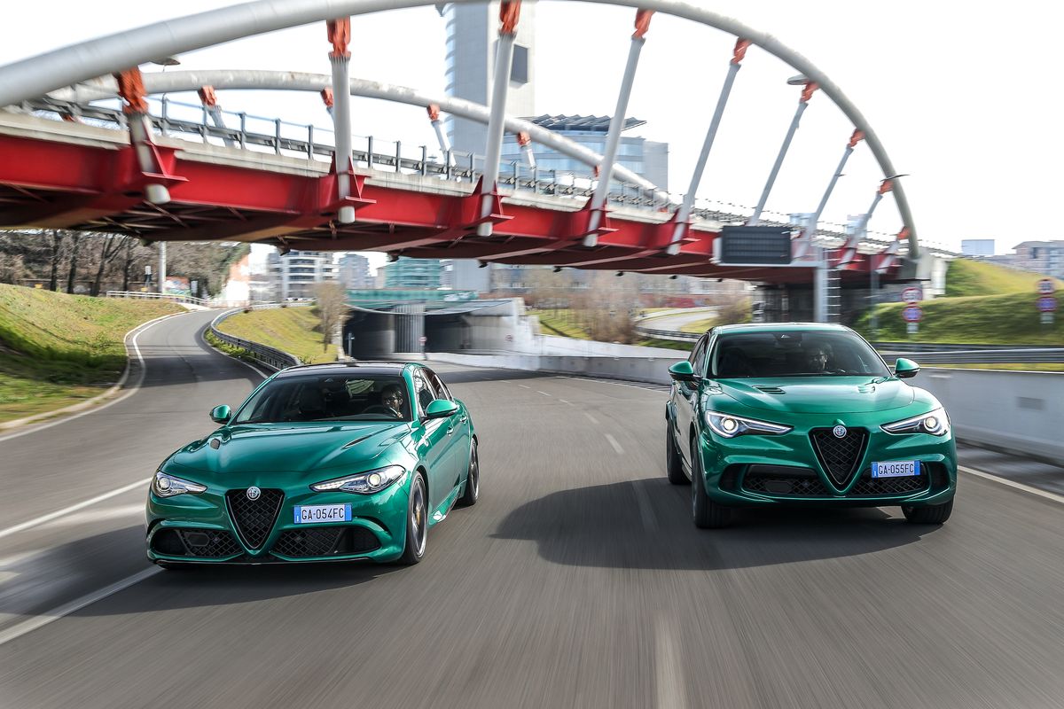 Alfa Romeo Giulia Quadrifoglio und Alfa Romeo Stelvio Quadrifoglio im neuen Modelljahr noch leistungsfähiger in allen Bereichen