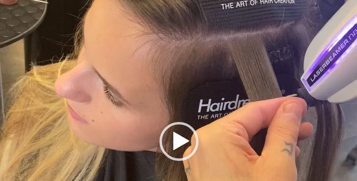 Advertorial über die Hairdreams-Haarverlängerung in der J.7 Hair Lounge